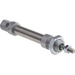 Pneumatic Piston Rod Cylinder - 12mm Bore, 25mm Stroke, ISO 6432 Series ...