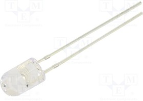 OSR5PA5E31B-5V, LED; 5mm; red; 2180?3000mcd; 30°; Front: convex; 5?7.5V; -30?85°C