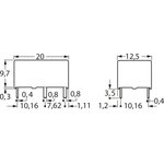 Relay, 1 Form A (N/O), 24 V (DC), 2.88 kΩ, 10 A, 125 V (DC), 250 V (AC) ...