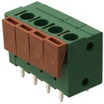 1776260-4, Fixed Terminal Blocks 5.08MM BRD MNT 4 POS TOP WIRE ENTRY