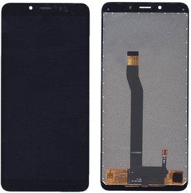 Фото 1/2 Дисплей для Xiaomi Redmi 6, Redmi 6A в сборе с тачскрином черный