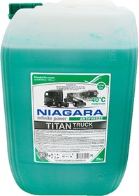 Жидкость охлаждающая Антифриз Ниагара для коммерческой техники TITAN Truck-40 20кг 001001021013