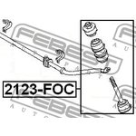 2123-FOC, 2123FOC_тяга стабилизатора переднего! D23\ VW Golf/Bora 98-05