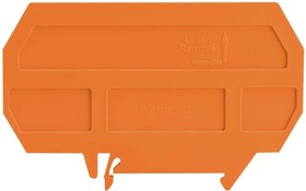 209-190, SEPARATOR, DIN RAIL TB, ORANGE