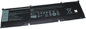 Аккумуляторная батарея для ноутбука Dell Alienware m15 R3 (8FCTC) 11.4V 56Wh