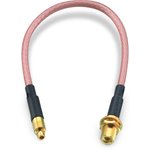Coaxial cable, MMCX plug (straight) to MMCX jack (straight), 50 Ω, RG-316/U ...