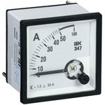 IPA20-6-0050-E, Амперметр Э47 50А кл. точн. 1,5 96х96мм