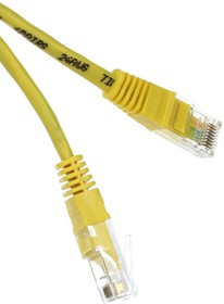 Фото 1/3 Кабель PATCH CAT5E UTP 5M YELLOW NA102-Y-5M TELECOM