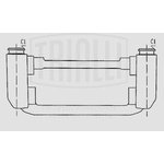 CF 052263, Скоба суппорта Chevrolet Lacetti 04- заднего Trialli