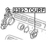 2382TOURF, Ступица без подшипника VW TOUAREG 03-10