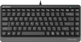 Фото 1/10 Клавиатура A4TECH Fstyler FKS11, USB, черный серый [fks11 grey]