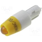 1511A35UY3, Лампочка LED; желтый; T5; 24В; Кол-во диод: 1