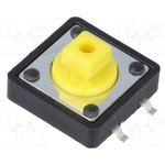 DS1042-01-24KYAS25010, Микропереключатель TACT, SPST-NO, Пол ...