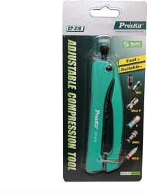 CP-316 (obsolete), Кримпер для обжима разъемов F, BNC, RCA, IEC, мини-F – купить оптом и в розницу