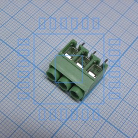 DG167-5.0-03P-14-00A(H), (DG167-5.0-03P-14-00ZH), Винтовой клеммный блок с защитой провода, 3 контакта. Серия DG167-5.0