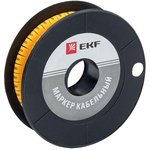 Маркер каб. 6.0кв.мм "8" (ЕС-3) (уп.350шт) EKF plc-KM-6-8