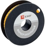 Маркер каб. 6.0кв.мм "9" (ЕС-3) (уп.350шт) EKF plc-KM-6-9