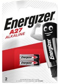 Элемент питания алкалиновый A27/LR1 ENR Alkaline FSB2 (блист.2шт) Energizer E301536400