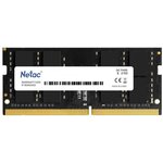 Оперативная память Netac Basic SODIMM 16GB DDR4-2666 (PC4-21300) C19 19-19-19-43 ...