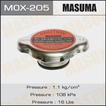 MOX-205, Крышка радиатора MASUMA 1.1 kg/cm2 MAZDA ELF. TITAN. 4HF1. 4HG1