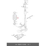 5Q0511121BC, Пружина подвески задн SKODA OCTAVIA (A7) (2013 )