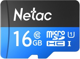 Фото 1/10 Флеш карта microSDHC 16GB Netac NT02P500STN-016G-S P500