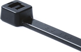 111-01265 GL250-PA11W-BK, Cable Tie, 252mm x 4.8 mm, Black Polyamide, Pk-100