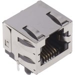 43860-0005, Modular Connectors / Ethernet Connectors R/A 6/6 INVERTED offset ...