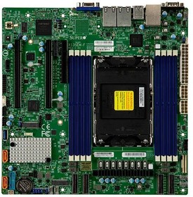 Фото 1/2 Supermicro MBD-X13SEM-F-B 1xLGA-4677, Intel Xeon SP gen 4, Intel C741, 8x DDR5 4800/4400/4000 MHz. 2x1Gbe Base-T i350+1xMgmt LAN, 10xSATA3,