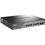 Коммутатор D-Link Smart L2 Surveillance Switch 8х1000Base-T PoE 802.3bt 90W ...