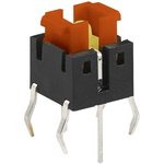 FSMIJ62BA04, Switch Tactile OFF (ON) SPST Rectangular Button PC Pins 0.05A 12VDC ...