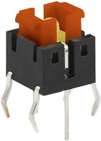 FSMIJ62BA04, Switch Tactile OFF (ON) SPST Rectangular Button PC Pins 0.05A 12VDC 500000Cycles 1.57N Thru-Hole