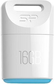 Фото 1/3 Флеш-память Silicon Power Touch T06 16Gb/USB 2.0/Белый (SP016GbUF2T06V1W)