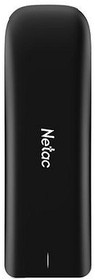 Фото 1/10 Портативный SSD Netac 1Tb/USB-C/EXT/Black (NT01ZX-001T-32BK)