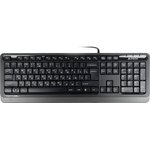 Клавиатура A4TECH Fstyler FK10, USB, черный серый [fk10 grey]