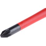 8820SL-2P, Pozidriv Screwdriver Blade, PZ2 Tip, 100 mm Blade, VDE/1000V