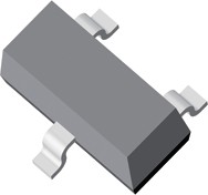 Bipolar junction transistor, PNP, -1 A, -60 V, SMD, SOT-23, FMMT591