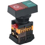 BBD20-PPBB-K51, Кнопка РPВВ-30N "I-O" d30мм неон/240В 1з+1р IEK