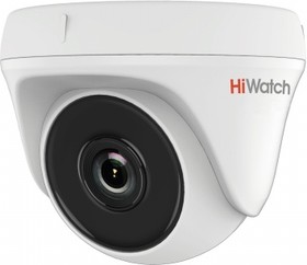 Фото 1/4 HiWatch DS-T133 (2.8 mm) Камера видеонаблюдения 2.8-2.8мм цветная корп.:белый