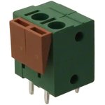 1776260-2, Fixed Terminal Blocks 5.08MM BRD MNT 2 POS TOP WIRE ENTRY