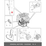 12620540, Свеча зажигания OPEL: ASTRA J, INSIGNIA, OPEL GT