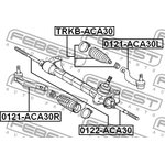 TRKBACA30, пыльник рейки рулевой TOYOTA RAV4 ACA3#/GSA3# 05-