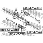 Пыльник рулевой TOYOTA CAMRY V40 TRKB-ACV40