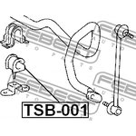 TSB-001, Втулка стабилизатора TOYOTA KLUGER L/V ACU2#,MCU2# 2000.11-2007.05 [JP] ...