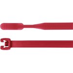 109-00184 Q50R-PA66-RD, Cable Tie, Q-Tie, 210mm x 4.7 mm ...