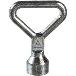 Трехгранный ключ d= 9 мм, H=46,5 мм, металл, покрытие цинк, К01.79.1.1, 10 шт. TRZ0218