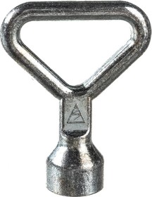 Фото 1/3 Трехгранный ключ d= 9 мм, H=46,5 мм, металл, покрытие цинк, К01.79.1.1, 10 шт. TRZ0218