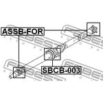 ASSB-FOR, Крестовина карданного вала 22X32.5/58