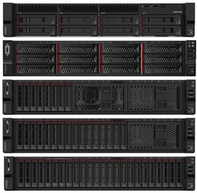 Сервер Lenovo ThinkSystem SR655 Rack 2U,1xEPYC 7702P 64C (2.0GHz/200W),16xDIMM DDR4 UP to 2TB,16xSFF SAS/SATA,2x25GbE SFP28,1x1100W,2x2.8m p