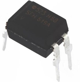 Фото 1/5 SFH619A, Оптоизолятор 5.3кВ с транзистором Дарлингтона 4DIP